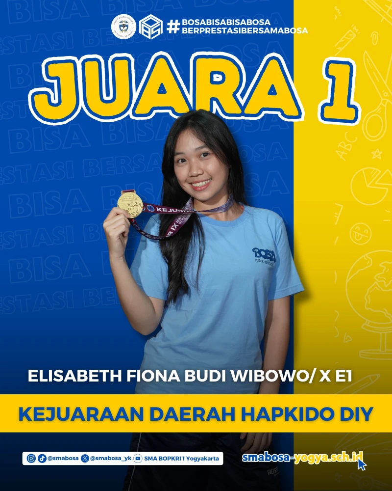 Juara 1 Hapkido Kejurda DIY 2026