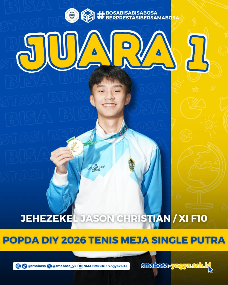 Juara Tenis Meja POPDA DIY & U19 Singapore